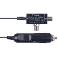 Kingray 12V Cigarette Lighter Plug Low Voltage F-Type Power Injector