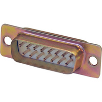 DB15 Way D Solder Plug 