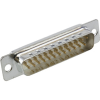 DB25 Way D Solder Plug 