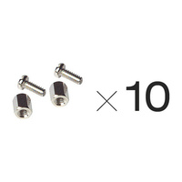Short Bushing 10 Pairs Screws M3
