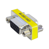 HD15 Pin VGA Socket To Socket High Density Gender Bender