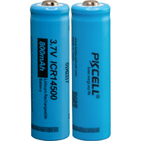 3.7V 800mAh 14500 LI-ION BATTERY 2PK