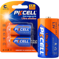 1.5V ULTRA ALKALINE C BATTERY 2PK