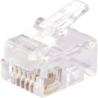 Doss RJ12 6 Pin 6P6C Press Release IDC Type Modular Plug