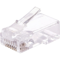 RJ45 Cat5 8P8C Modular Plug To Suit Solid Core Cable