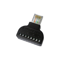 RJ45 Screw Terminal Modular Plug 568A Wiring