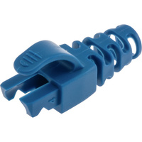 Blue RJ45 Rubber Boot For Cat5E/6 Style A