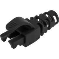 Black RJ45 Rubber Boot For Cat5E/6 Style A