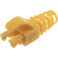 Yellow RJ45 Rubber Boot For Cat5E/6 Style A