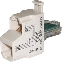 RJ45 Data / Data Line Splitter 1X RJ45 Plug To 2X RJ45 Socket