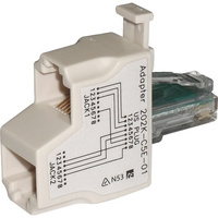 RJ45 Data & Voice Line Splitter 1X RJ45 Plug to 2X RJ45 Socket
