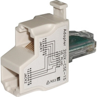 RJ45 Voice/Voice Line Splitter 1X RJ45 Plug To 2X RJ45 Socket