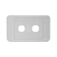 Pro.2 Gang 2 Wall Plate Suits Clipsal 2000