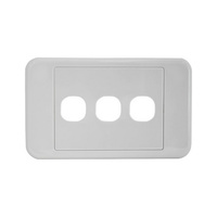 Pro.2 Gang 3 Wall Plate Suits Clipsal 2000