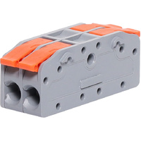 2X2 Way Lever Joiner Terminal Block 6mm Equipotential Electric Connection PL2245