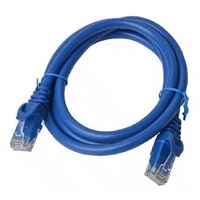 8Ware CAT6A Cable RJ45 Ethernet Network LAN UTP Patch Cord Snagless 1.5m Blue