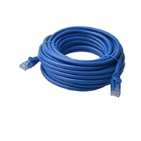 8Ware CAT6A RJ45 Ethernet Network LAN UTP Patch Cable 40m Blue Snagless