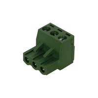 3 Way Phoenix Connector 3 Pin Green Plug