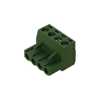 4 Way Phoenix Connector 4 Pin Green pluggable Terminal Block Socket 5.08mm