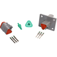 DEUTSCH DT3-1-L012 3-Pin 13 Amps IP68 Weatherproof Flange Mount Connector PM7883