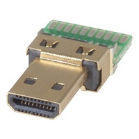 PCB Mount Micro HDMI Plug To suit the latest technology