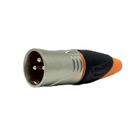 Waterproof IP67 XLR Line Plug for harsh environments