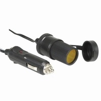 Cigarette Lighter Plug to Socket with dust cover 3m 10A Extension Cable Cord