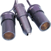 Cigarette Lighter Plug Double Adaptor For Vehicle Connection