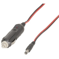 Fused Cigarette Lighter Plug to 2.1mm DC Plug