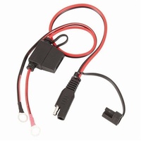 SAE Plug to Battery 8mm EYE QC Terminal Connector Rubber Moisture Fused Cable