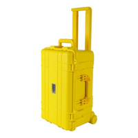 Protec Water Resistant Rugged Polypropylene Trolly Carry Case Yellow