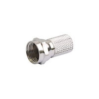 F Type Twist On Plug to suit RG6 Screw On Type