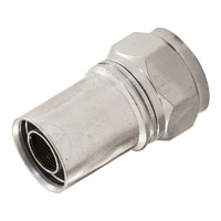 F Compression RG59 Plug with O-Ring Smooth