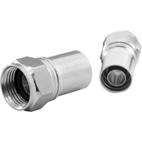 F Compression suit RG6 Cable Plug with O-Ring Smooth