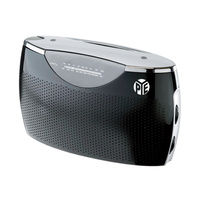 PYE AM FM Portable Radio Speaker 3.5mm Aux In AC and  DC Battery Powered Black