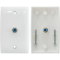 F' Type TV Wall Plate Socket To Socket Normal Design