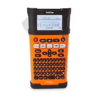 Brother Industrial Labeller For Electical/Datacom 18mm TZE orange and black