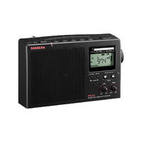 Sangean PRD3B Portable Long Range Fringe Reception FM AM Band LCD Radio Black