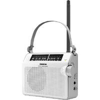 Sangean Compact PR-D6 AM/FM Analogue Tuning Radio AC/DC Portable Receiver White
