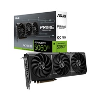 ASUS nVidia GeForce PRIME-RTX5060TI-O16G Ti 16GB GDDR7 OC Edition 2617MHz Boost Clock, RAM 28Gbps, 772 AI TOPs, Digital Max Resolution 7680 x 4320