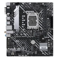 ASUS H610M-A WIFI D4-CSM PRIME Intel LGA 1700 mATX Motherboard, DDR4 64GB, PCIe4.0, M.2, 1Gb Ethernet, HDMI, D-SUB, USB3.2 Gen2, SATA 6Gbps,