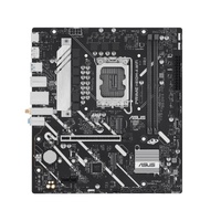 ASUS PRIME H810M-A WIFI-CSM Micro-ATX Motherboard Up to 128GB DDR5 (2x Slots), 1 x PCIe 4.0,  2 x M.2 slots,  4 x SATA, WiFi 6, 1 x HDMI, 1 x DP