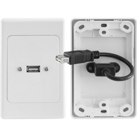 Pro.2 PRO1237 USB Wall Plate with Vertical Mount Design