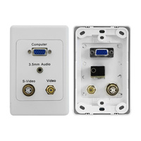 PRO2 VGA S-Video Composite Video PC Audio Clipsal  Wallplate