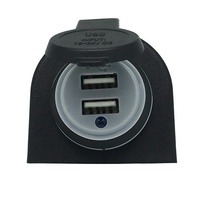 Dual USB Charging Ports 4.2A Output 12-24VDC With Cap Indicator Light
