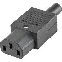 IEC320 240V 3Pin Inline IEC Female Mains Socket