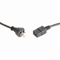 15A IEC C19 Mains Power cable Lead Black 1.8m