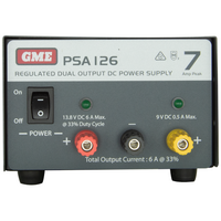 GME PSA126 240V AC to 13.8V DC Regulated Power Supply 7 Amp Peak