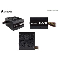 Corsair 550W CV Series CV550 80 Plus Bronze Certified Compact ATX Power Supply