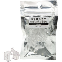 T3 Plug Saver RJ45 10PK Clear Possible to Re-use Damaged RJ45 Connectors.